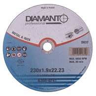 Tarcza metal 230x1,9mm DIAMANTO PROFESSIONAL