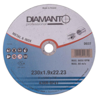 Tarcza metal 230x1,9mm DIAMANTO PROFESSIONAL