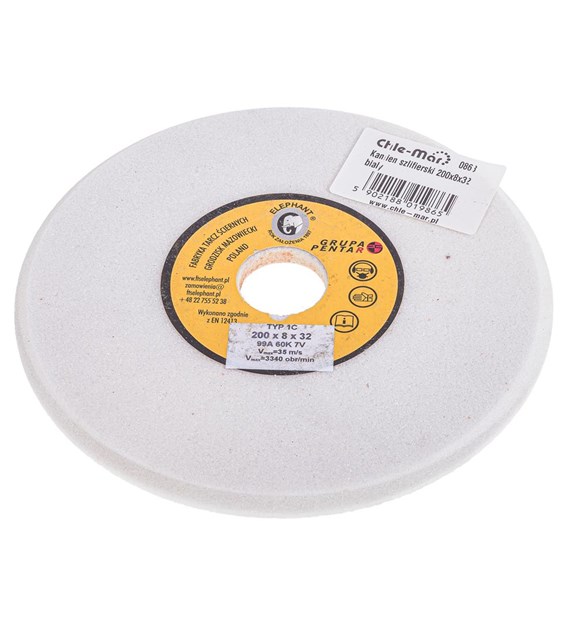 Kamień szlifierski 200x8x32 biały