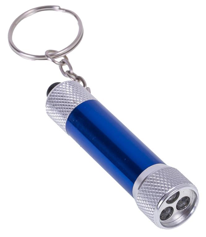 Brelok do kluczy latarka 3-LEDY, przycisk
