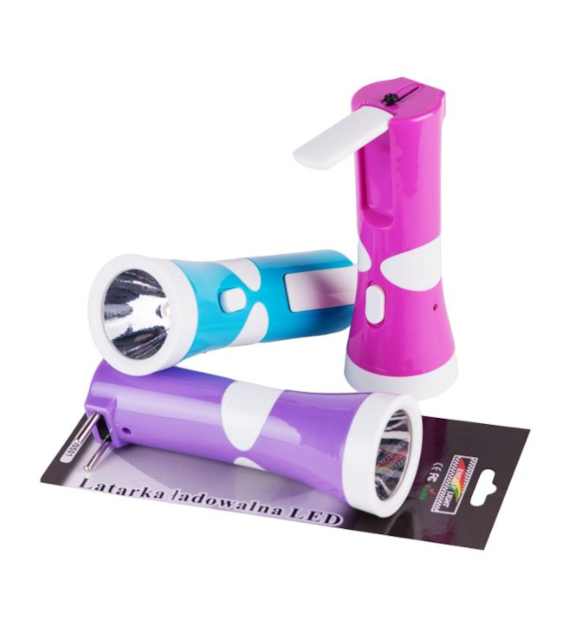 Latarka ładowana LED Energy Light RFL41-3501 z klapą boczną