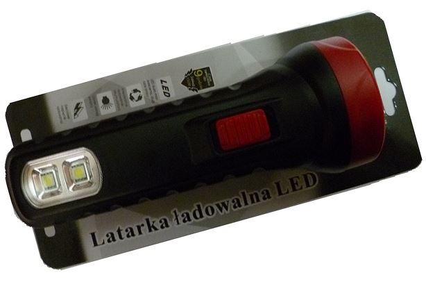 Latarka ładowana LED Energy Light RFL10-2505 z wtyczką uchylną