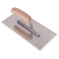 Paca nierdzewna z drewnianym uchwytem 270mm 6x6
