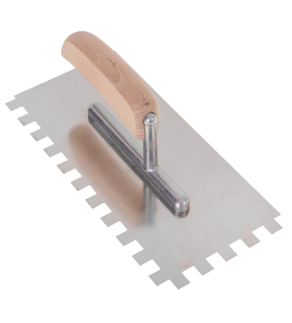 Paca nierdzewna z drewnianym uchwytem 270mm 12x12