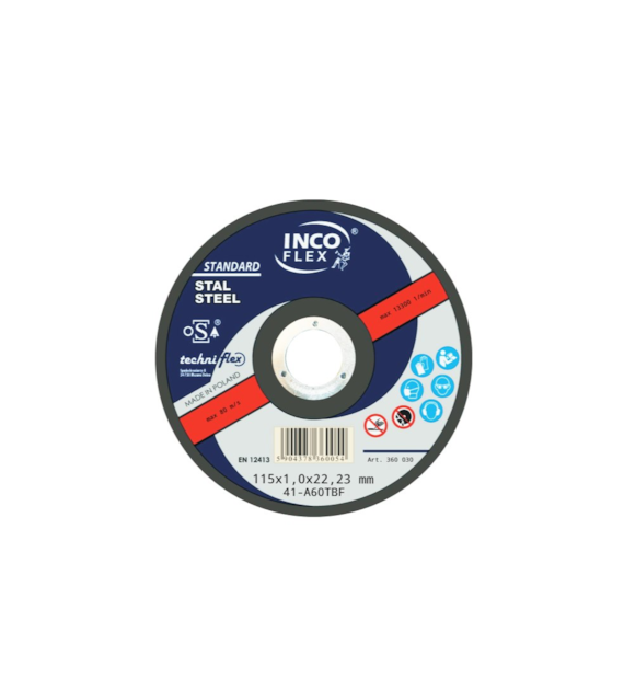Tarcza INCO metal płaska 115x1,0mm