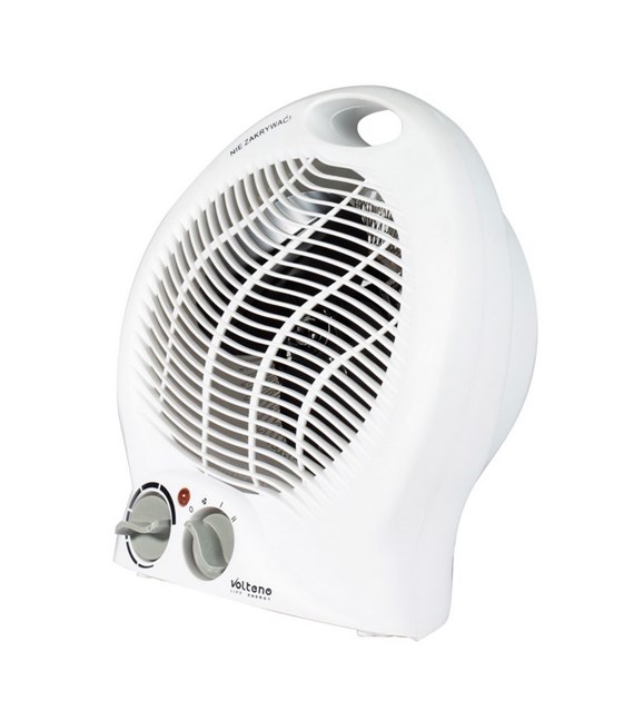 Termowentylator stojący 2000W biały z termostatem VOLTENO