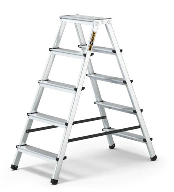 Drabina taboret aluminiowy 5-stopniowy 125kg