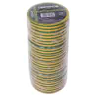 Taśma PCV 19mmx20m żółto-zielona 10szt DIAMANTO