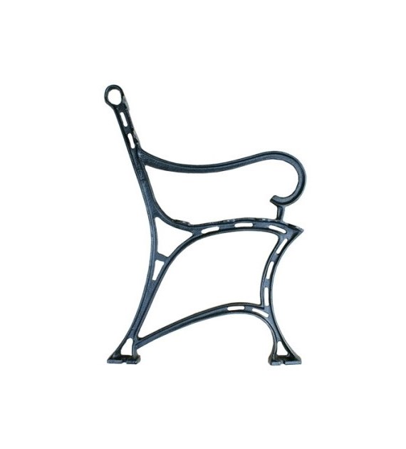 Noga do ławki żeliwna z podłokietnikiem KRÓLEWSKA