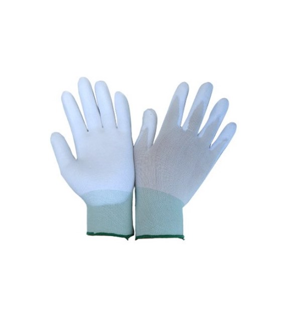 Rękawice robocze gumowe białe BRITA/PoliWhite rozm. 10