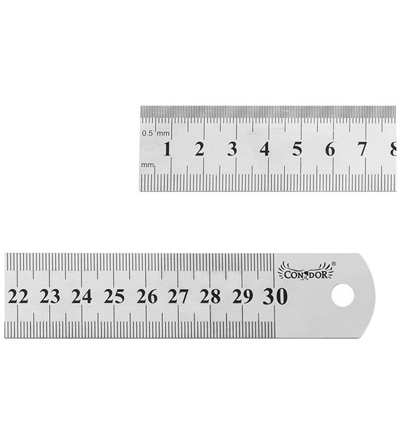 Przymiar liniowy 750 mm stalowy DREL
