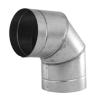 Kolano budowlane 80mm ocynkowane