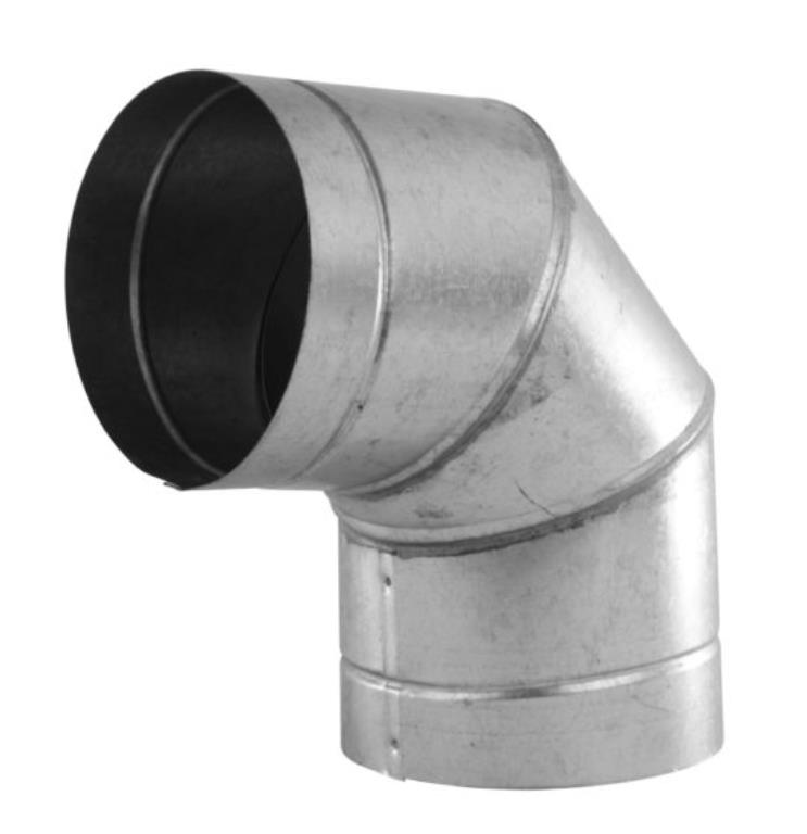 Kolano budowlane 120 ocynkowane