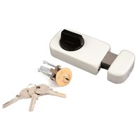 Zamek nawierzchniowy (uniwersalny) + wkładka BIAŁY