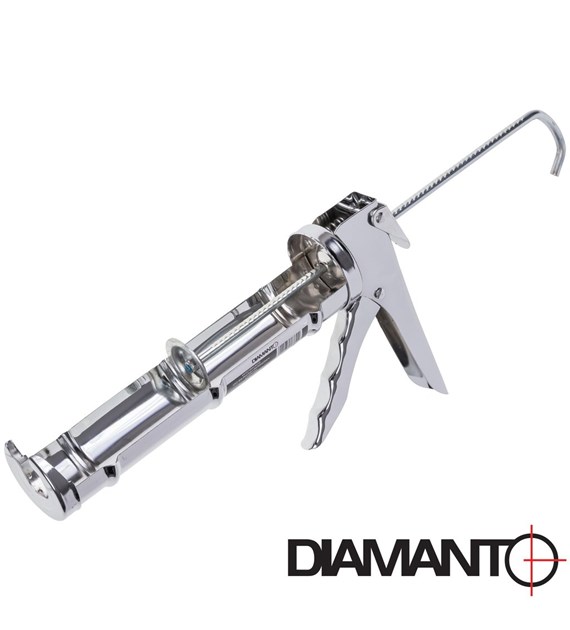 Wyciskacz do silikonu rynnowy CHROM DIAMANTO