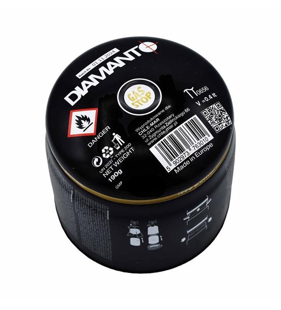 Nabój gazowy 190g SYSTEM GAS STOP DIAMANTO