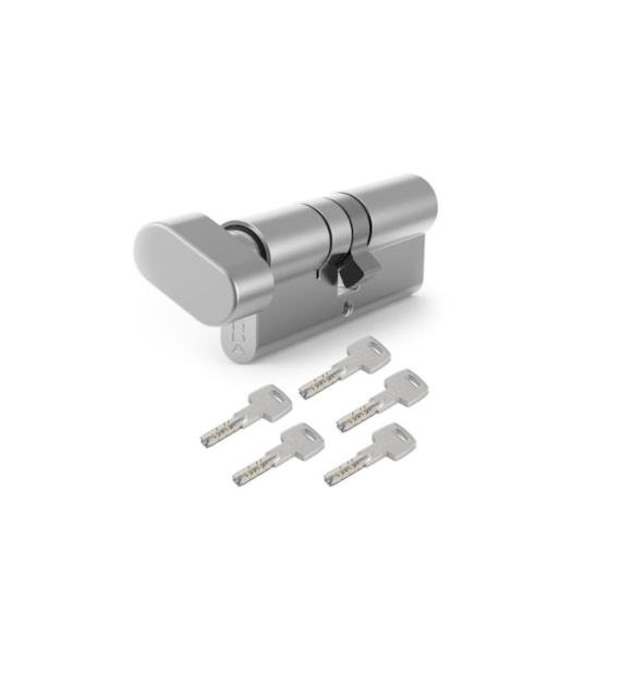 Wkładka drzwiowa GERDA G30/50mm nikiel z gałką