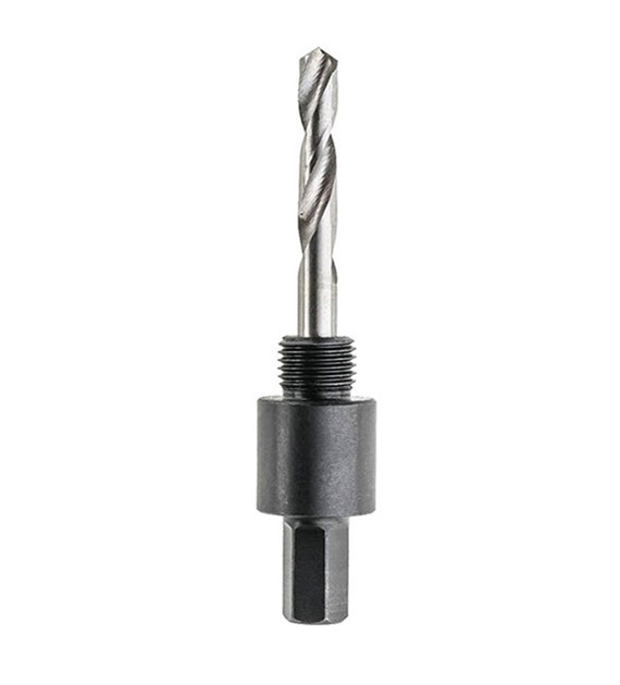 Adapter z wiertłem prowadzącym do otwornic BiMetalowych fi 14 - 30mm chwyt hex