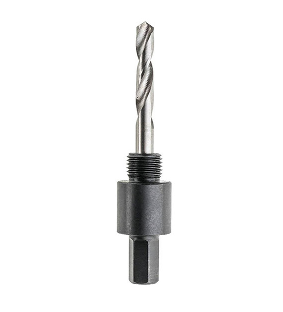 Adapter z wiertłem prowadzącym do otwornic BiMetalowych fi 14 - 30mm chwyt hex