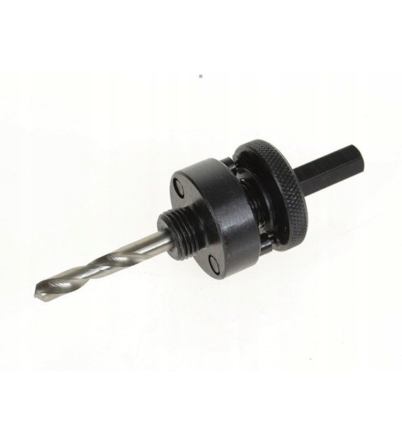 Adapter z wiertłem prowadzącym do otwornic BiMetalowych fi 32 - 152mm chwyt hex