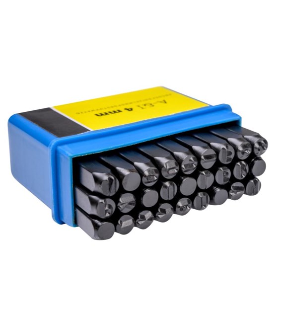 Numeratory literowe 4 mm 27 szt DREL