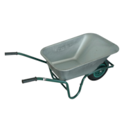 Taczki ogrodowe 100l kosz ocynkowany DIAMANTO