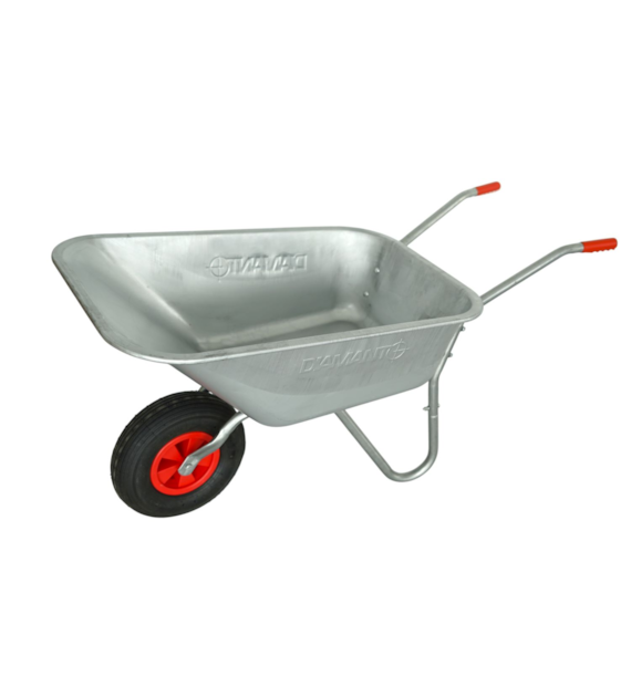 Taczki ogrodowe 85l kosz ocynkowany DIAMANTO