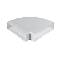 AWENTA Kolano poziome płaskie 90' 75x150mm