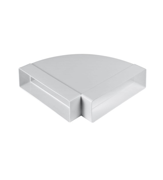 AWENTA Kolano poziome płaskie 90' 75x150mm