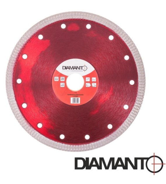 Tarcza diament DIAMANTO STANDARD cienka 180x22,2mm