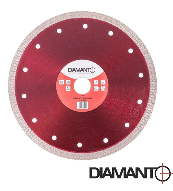 Tarcza diament DIAMANTO STANDARD cienka 200x25,4mm