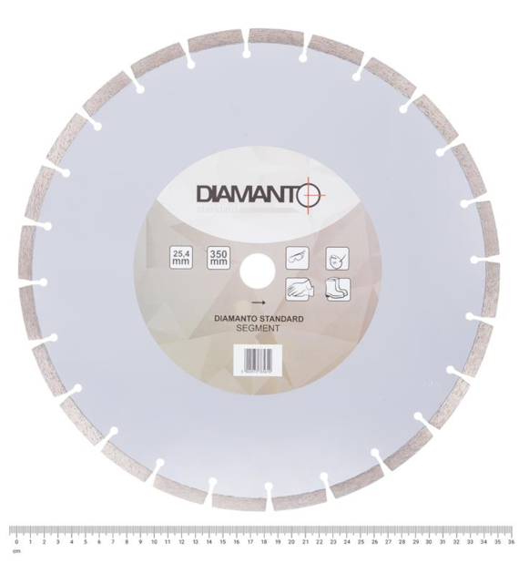 Tarcza diament STANDARD SEGMENT 350x25,4mm DIAMANTO