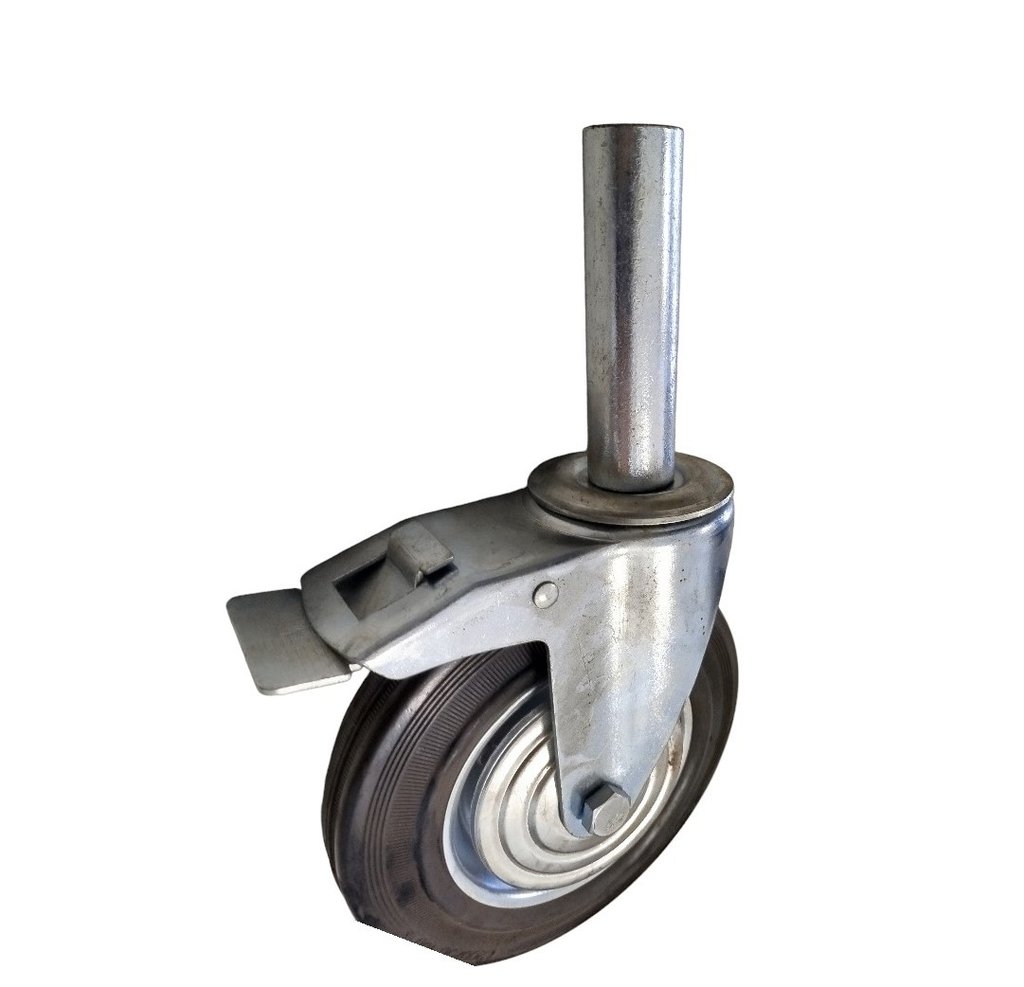 Kółko do rusztowań obrotowe z hamulcem 200 mm DIAMANTO