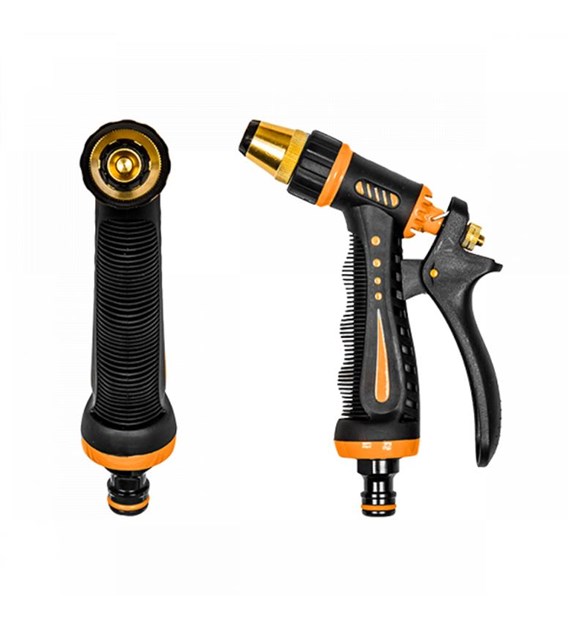 Pistolet ogrodniczy regulowany ZEBRA mosiądz-cynk