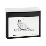 Skrzynka na listy 340x400x100mm z grafiką (bażant)