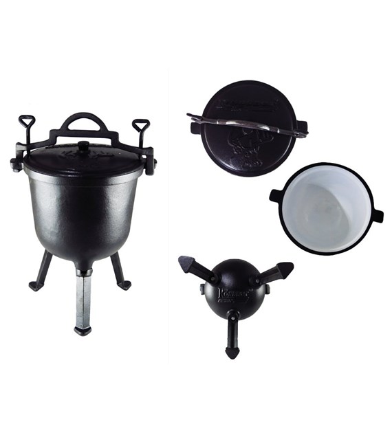 Garnek żeliwny emaliowany 11L DIAMANTO