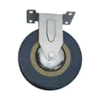 Kółko uniwersalne stałe 125mm guma szara DIAMANTO