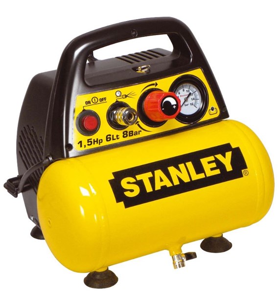 STANLEY Kompresor bezolejowy 6l 8bar