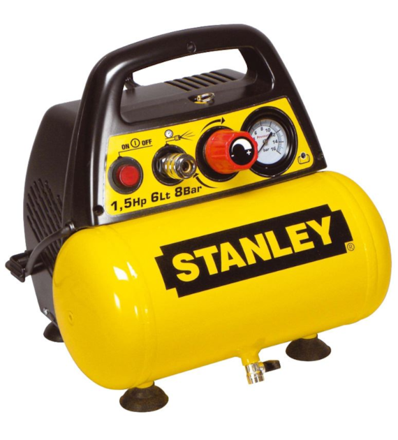 STANLEY Kompresor bezolejowy 6l 8bar