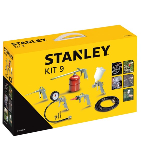 STANLEY Zestaw pneumatyczny 9 szt.