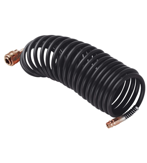 STANLEY Wąż spiralny PE 6x8 (5m), uniwersalne szybkozłącze