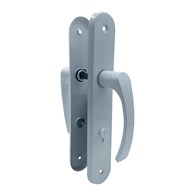 Klamka drzwiowa SEGER długi szyld 90 WC BIAŁA