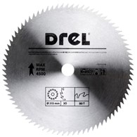 Piła tarczowa DREL CV do drewna 315 x 30 mm 80T