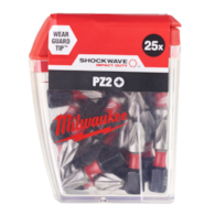 MILWAUKEE BIT SHOCKWAVE CD PZ 2/25mm (25szt.)