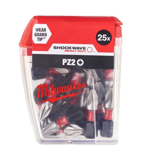 MILWAUKEE BIT SHOCKWAVE CD PZ 2/25mm (25szt.)
