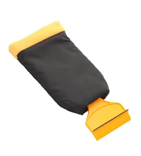 Skrobaczka do szyb samochodowych z rękawicą