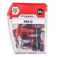 MILWAUKEE BIT SHOCKWAVE CD PH 2/25 (25szt)