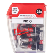 MILWAUKEE BIT SHOCKWAVE CD PH 2/25 (25szt)