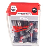 MILWAUKEE BIT SHOCKWAVE CD TX 25/25mm (25szt.)