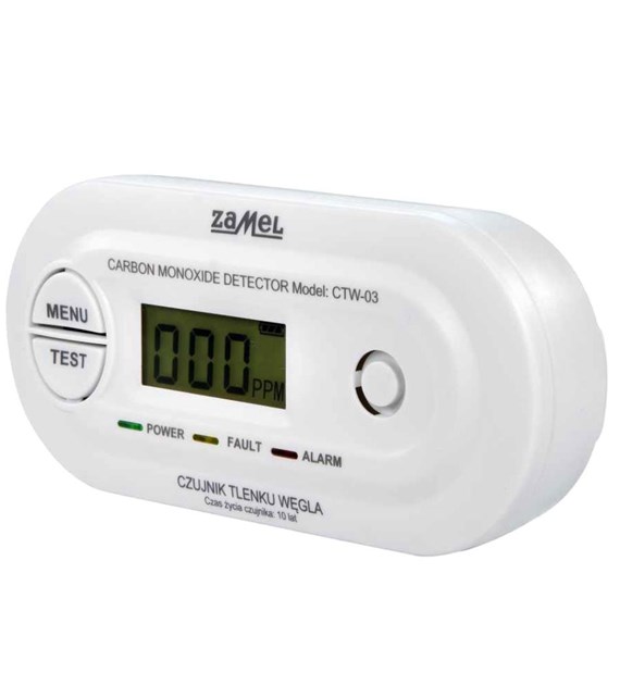 Czujnik czadu bateryjny ZAMEL CTW-01
